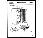 Kelvinator FSK190EN2V system and automatic defrost parts diagram