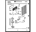Kelvinator TMK160EN1V system and automatic defrost parts diagram