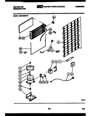 System and automatic defrost parts