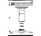Kelvinator TPK140EN2T cover page diagram