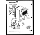Kelvinator TPK140EN3V system and automatic defrost parts diagram