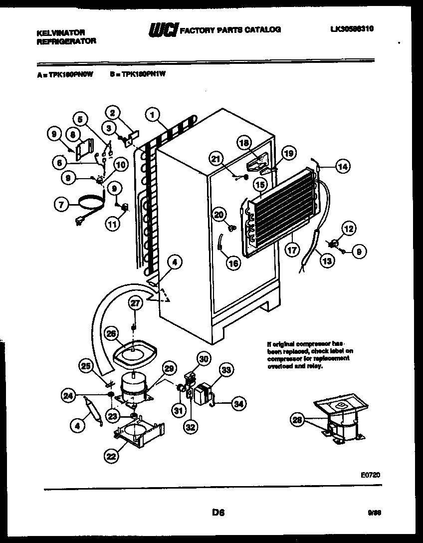 SYSTEM AND AUTOMATIC DEFROST PARTS