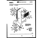 Kelvinator TPK180PN1V system and automatic defrost parts diagram