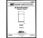 Kelvinator TPK180ZN1V cover page diagram