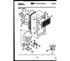 Kelvinator TSI180EN1W system and automatic defrost parts diagram