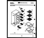 Kelvinator FPK190EN2W shelves and supports diagram