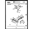 Kelvinator FPK190EN2D refrigerator control assembly, damper control assembly and f diagram