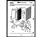 Kelvinator FPK190EN2V system and automatic defrost parts diagram
