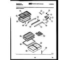 Kelvinator TSX120EN1W shelves and supports diagram