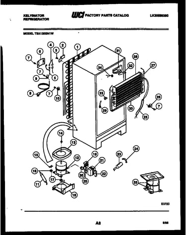 System and automatic defrost parts