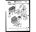 Kelvinator TSK140EN3F shelves and supports diagram