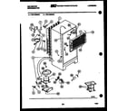 Kelvinator TSK140EN2V system and automatic defrost parts diagram