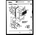 Kelvinator TSK160EN2F system and automatic defrost parts diagram