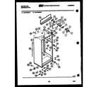 Kelvinator TGK180EN1F cabinet parts diagram