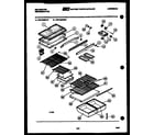 Kelvinator TSK180EN2D shelves and supports diagram