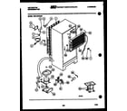 Kelvinator TSK145PN0W system and automatic defrost parts diagram