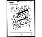 Kelvinator HFS208SM4W chest freezer parts diagram