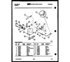 Kelvinator HFS204FM1W system and electrical parts diagram