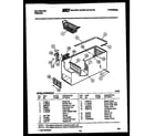 Kelvinator HFS262FM1W cabinet parts diagram