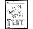 Kelvinator HFS262FM1W system and electrical parts diagram