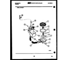 Kelvinator AWP330F1W drain, recirculate parts diagram