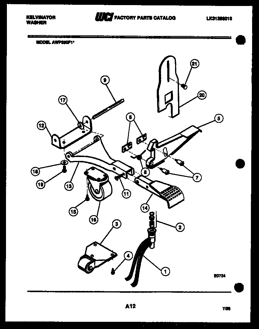 Portable washer components