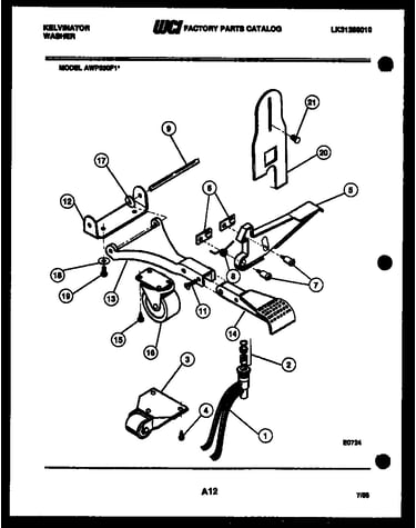 Portable washer components