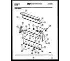 Kelvinator AW900C2D console and control parts diagram