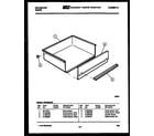 Kelvinator REP306CW2 drawer parts diagram