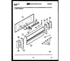 Kelvinator REP302CW2 console and control parts diagram