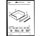 Kelvinator REP302CW2 drawer parts diagram