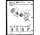 Kelvinator M418D2EA air handling parts diagram