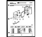 Kelvinator S418F2XA cabinet and installation parts diagram
