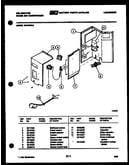 Cabinet and installation parts