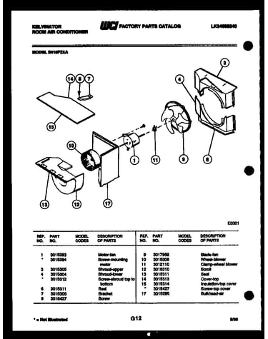 Air handling parts