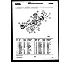 Kelvinator DWU4005DR2 motor pump parts diagram