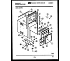 Kelvinator MH110F1UA cabinet and installation parts diagram