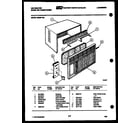Kelvinator M208F1QA cabinet parts diagram