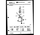 Kelvinator M208F1QA compressor diagram