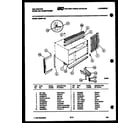Kelvinator M208F1QA cabinet and installation parts diagram