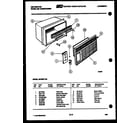 Kelvinator MH309F1QA cabinet parts diagram
