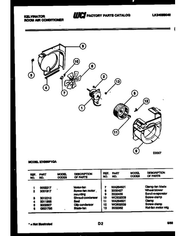 Air handling parts