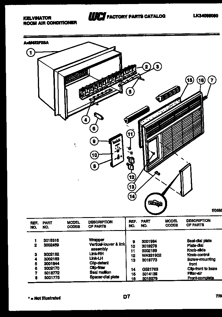 Cabinet parts