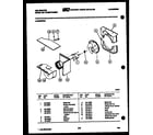 Kelvinator M422F2SA air handling parts diagram