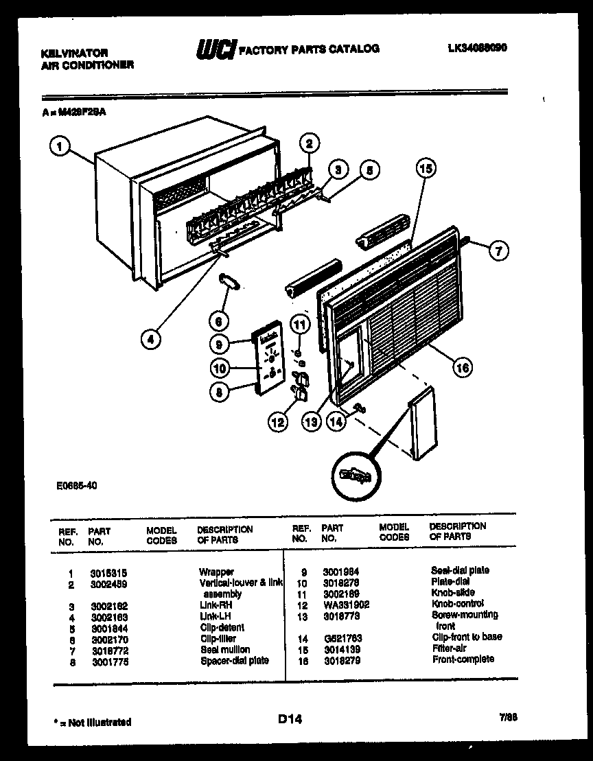Cabinet parts