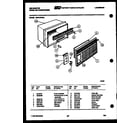 Kelvinator MH312F2QA cabinet parts diagram