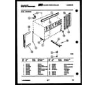 Kelvinator MH312F2QA cabinet and installation parts diagram