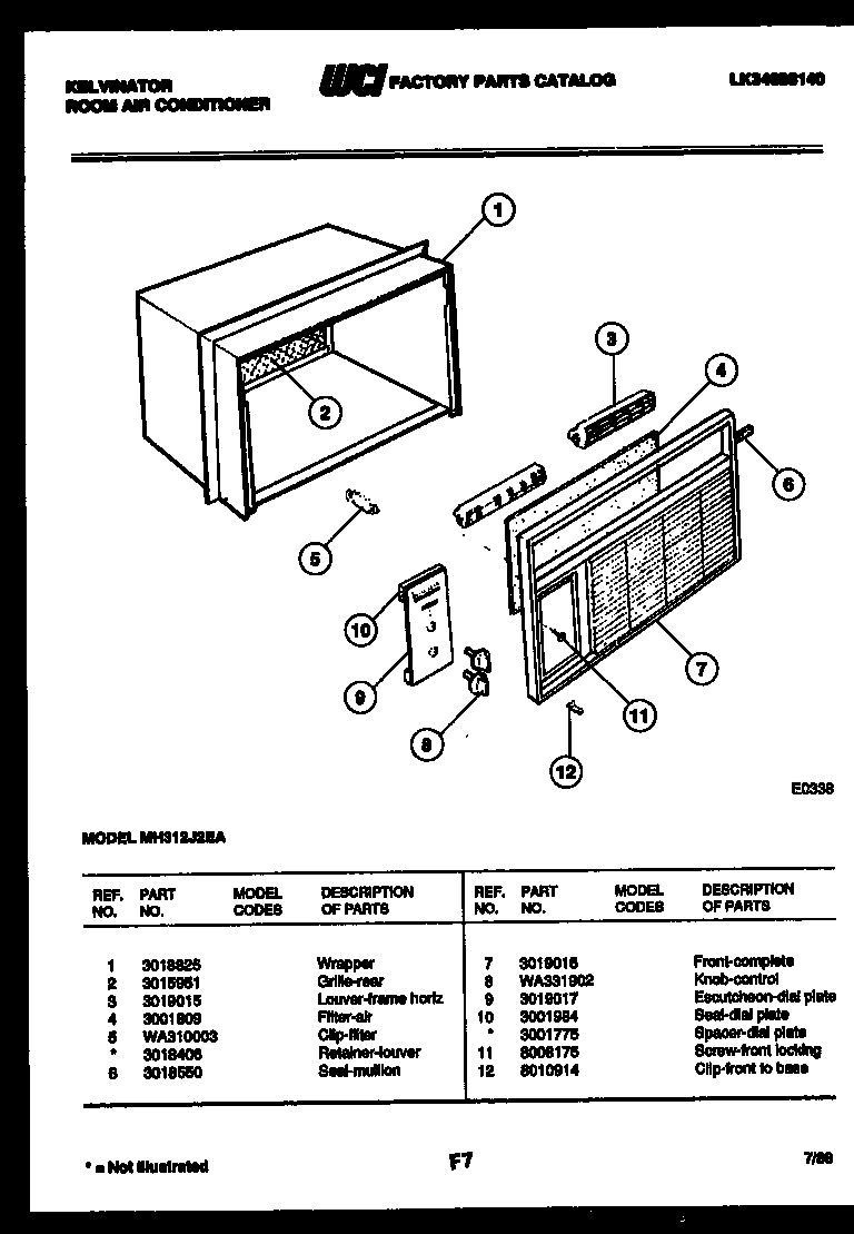 CABINET PARTS