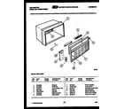 Kelvinator MH312F2EA cabinet parts diagram