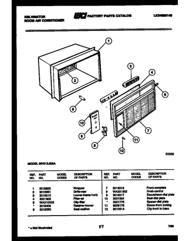 Cabinet parts